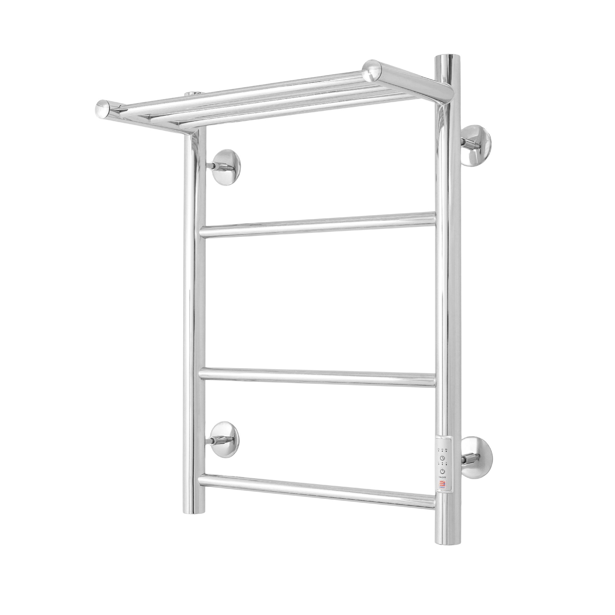 Полотенцесушитель Energy Round Modus 600x400 с таймером, с полкой